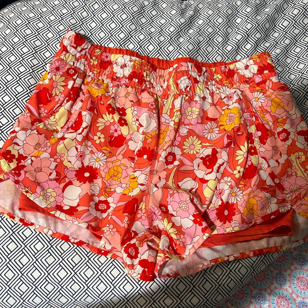 Like new Avia size xl running shorts with shorts inside. Multi-colored.